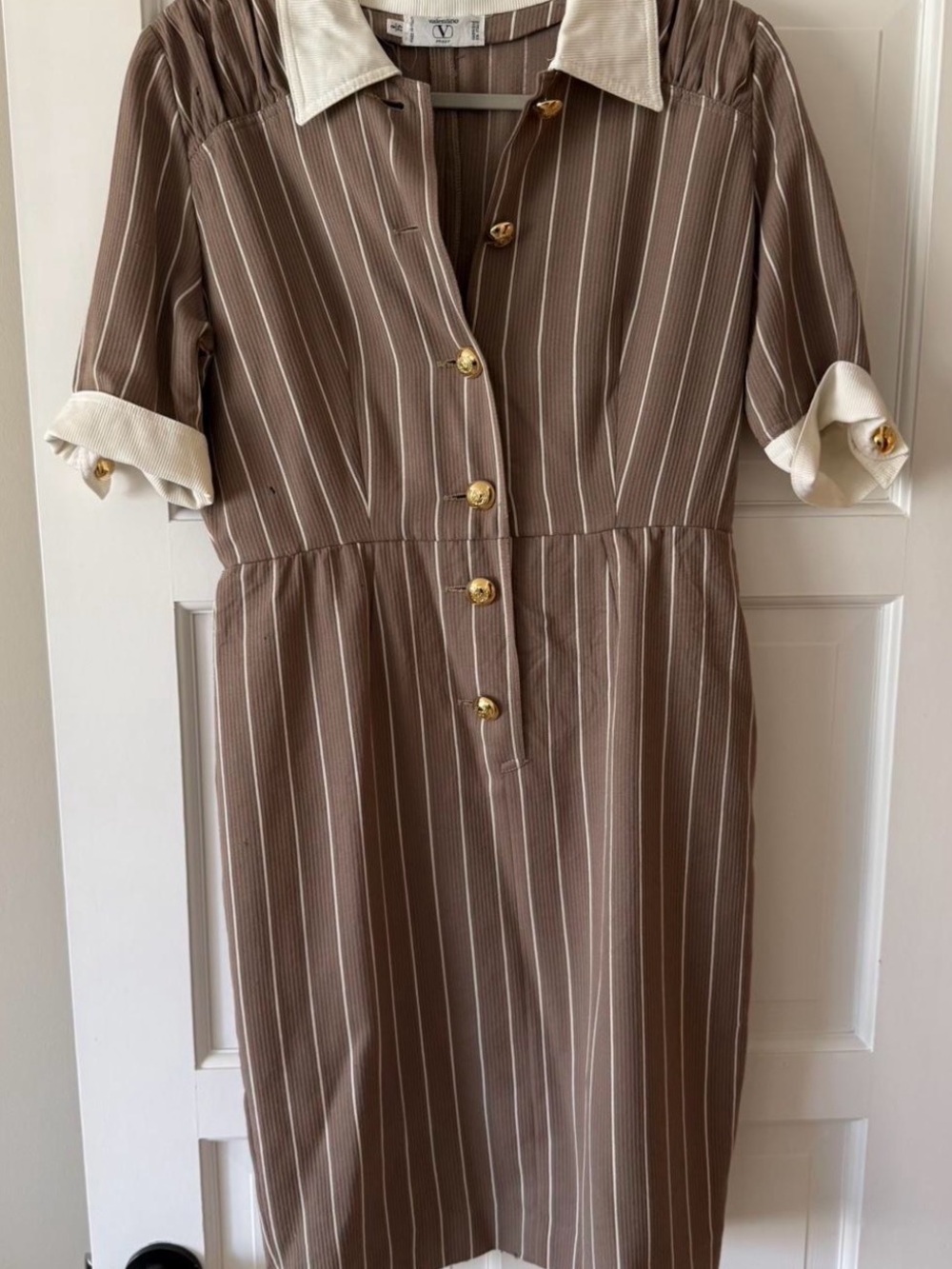 Valentino Missy V midi dress - Vintage 1990s - Size 42/US8